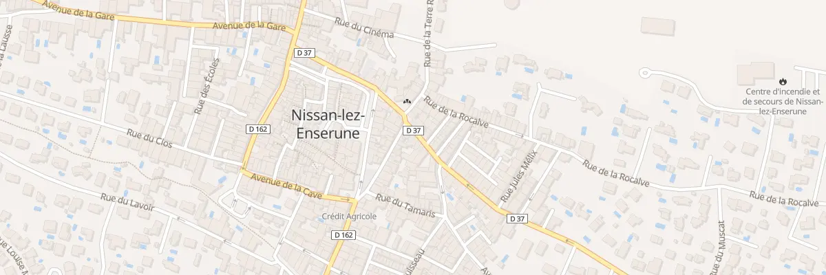 Plan du 18 Av de Lespignan à Nissan-lez-Enserune