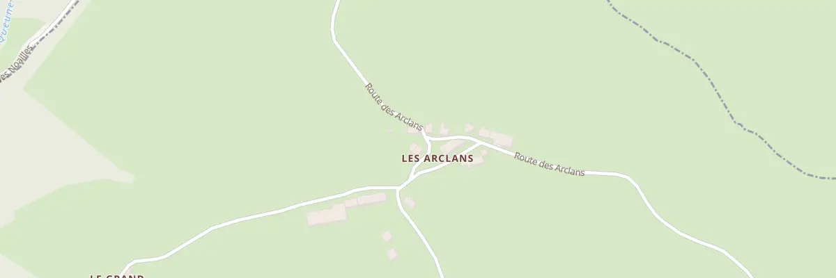 Plan du 5330 Les Arclans à Cressanges