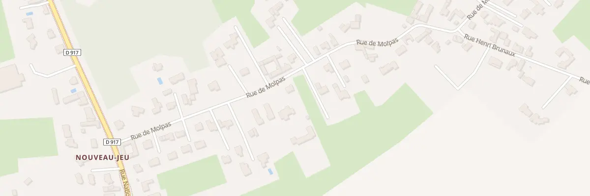 Plan du 280 Rue de Molpas à Mérignies