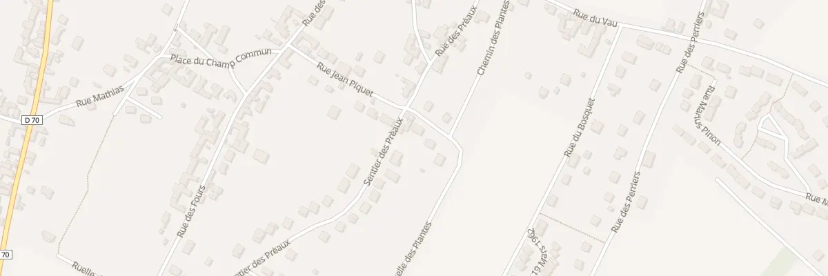 Plan du 2 Rue des Plantes à Champigny