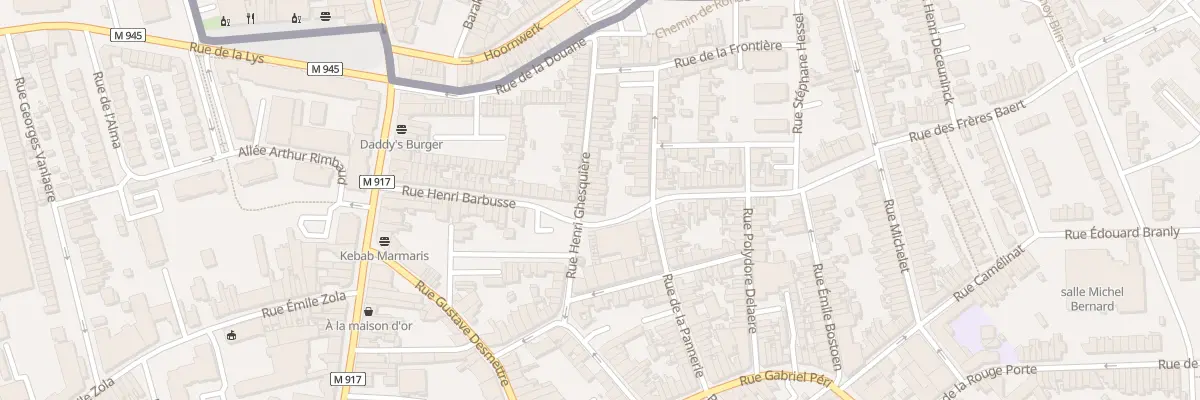 Plan du 30 Rue Henri Ghesquière à Halluin
