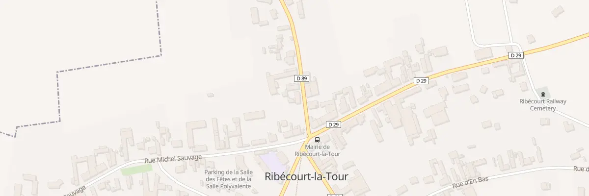 Plan du 1 Rue de Flesquières à Ribécourt-la-Tour