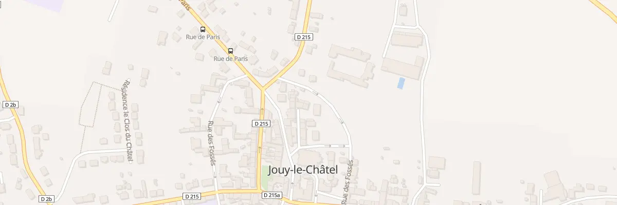 Plan du 44 Rue des Fossés à Jouy-le-Châtel