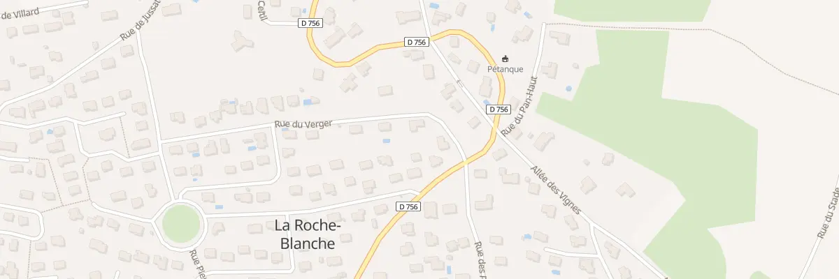 Plan du 3 Rue du Verger à La Roche-Blanche