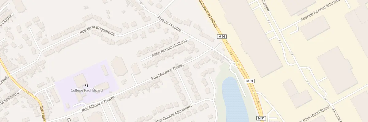 Plan du 5 Rue Maurice Thorez à Roncq