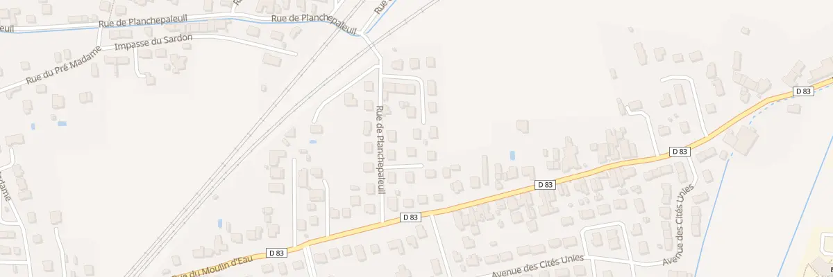 Plan du 7 All de la Grange à Riom