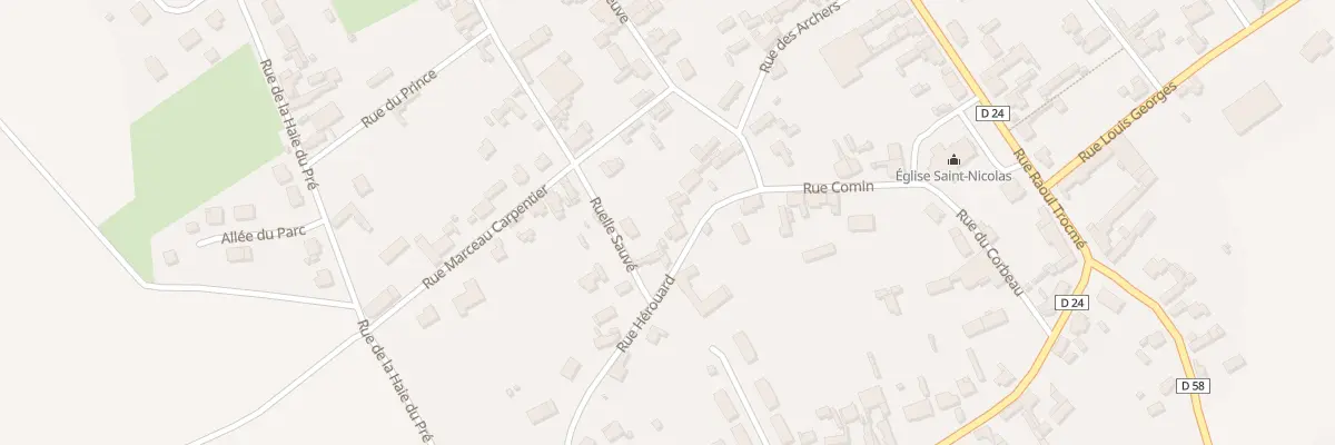 Plan du 6 Rue Hérouard à Épehy
