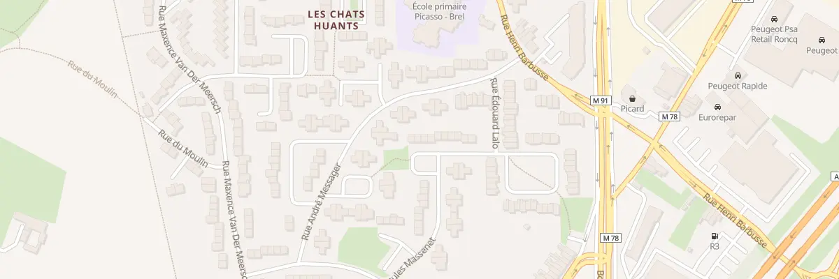 Plan du 26 Rue Jules Massenet à Roncq
