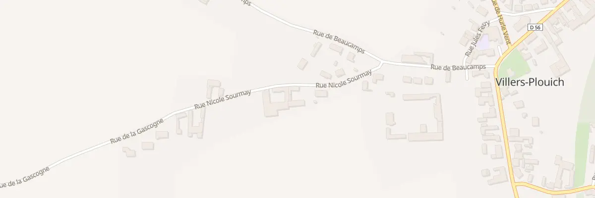 Plan du 5 Rue Nicole Sourmay à Villers-Plouich