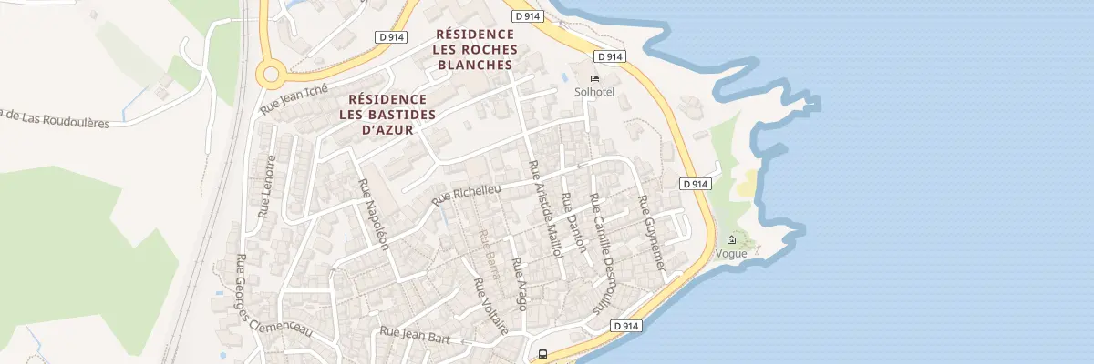 Plan du 32 Rue Aristide Maillol à Banyuls-sur-Mer
