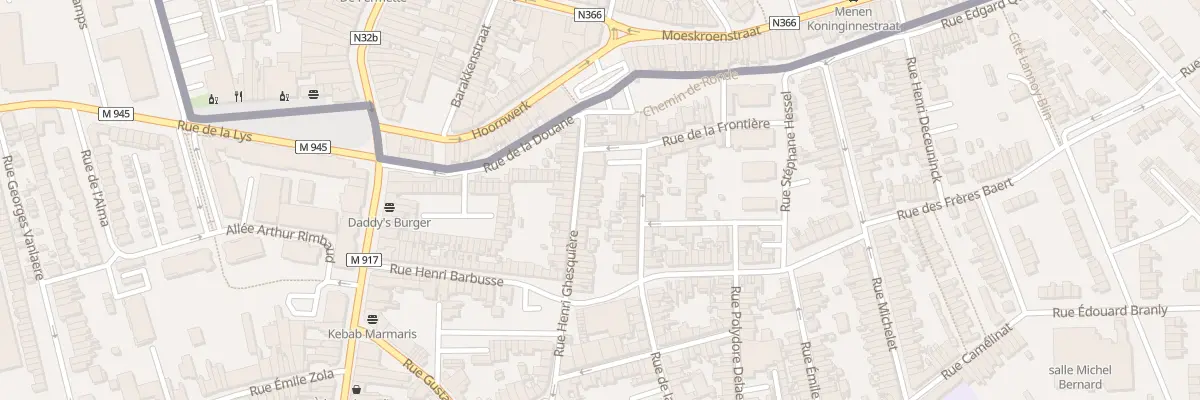 Plan du 56 Rue Henri Ghesquière à Halluin
