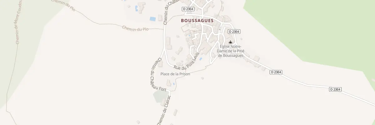 Plan du 5070 Boussagues à La Tour-sur-Orb