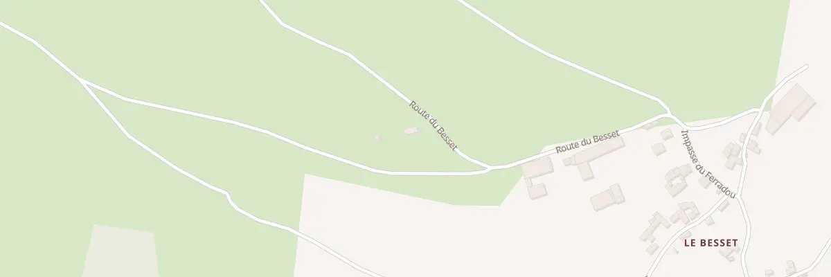 Plan du 5100 Le Besset à Saint-Pierre-de-Nogaret