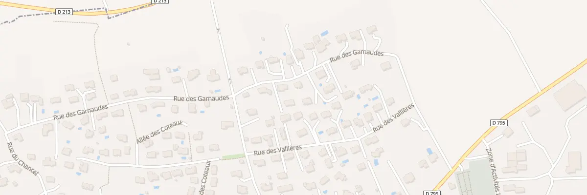 Plan du 22B Rue des Garnaudes à Tallende