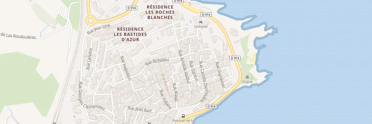 Plan du 26 Rue Aristide Maillol à Banyuls-sur-Mer