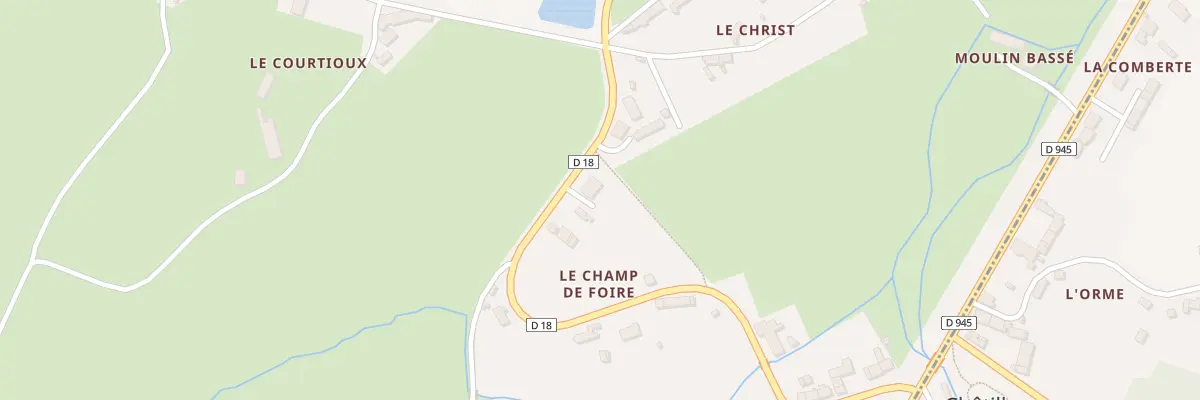 Plan du 5342B Le Champ de Foire à Noyant-d’Allier