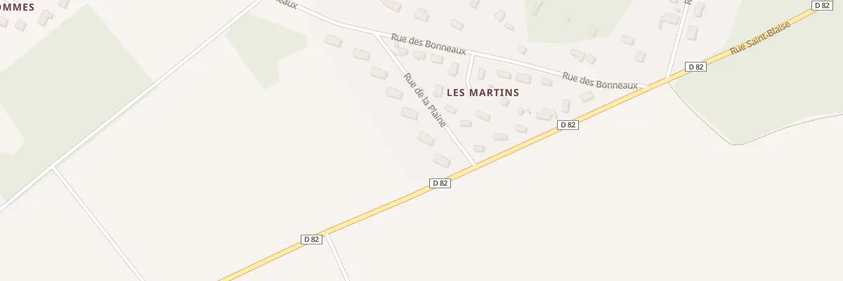 Plan du 3 Rue de la Plaine à Brannay
