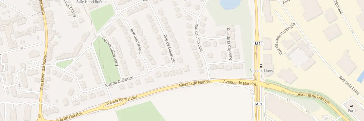 Plan du 21 Rue de Delbrück à Roncq