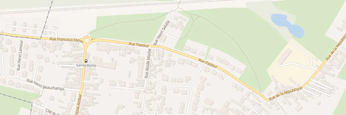 Plan du 38 Rue Pasteur à Dechy