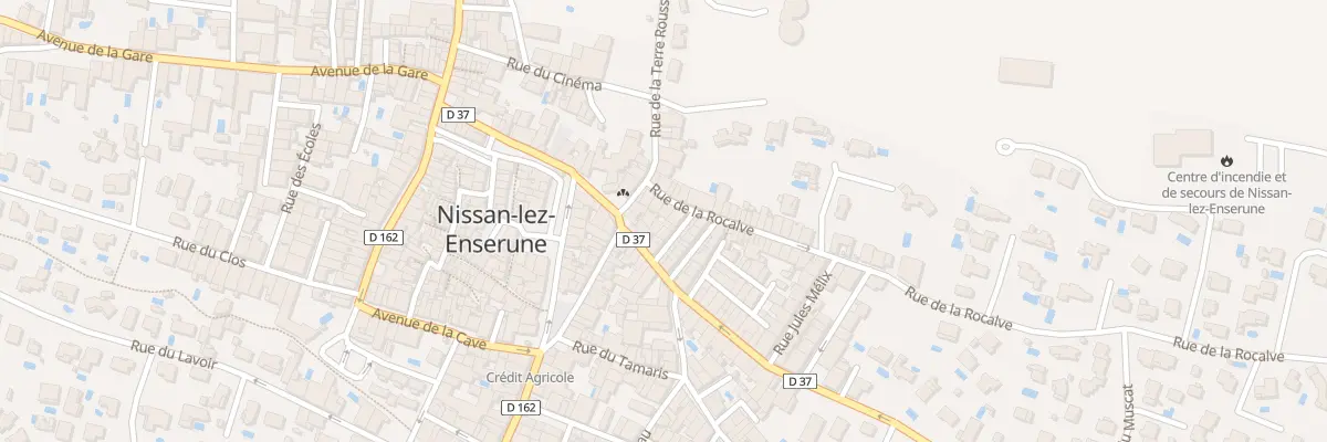 Plan du 8 Rue de la Rocalve à Nissan-lez-Enserune
