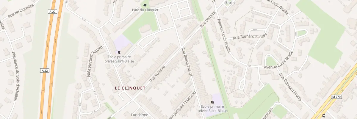 Plan du 149 Rue Voltaire à Tourcoing