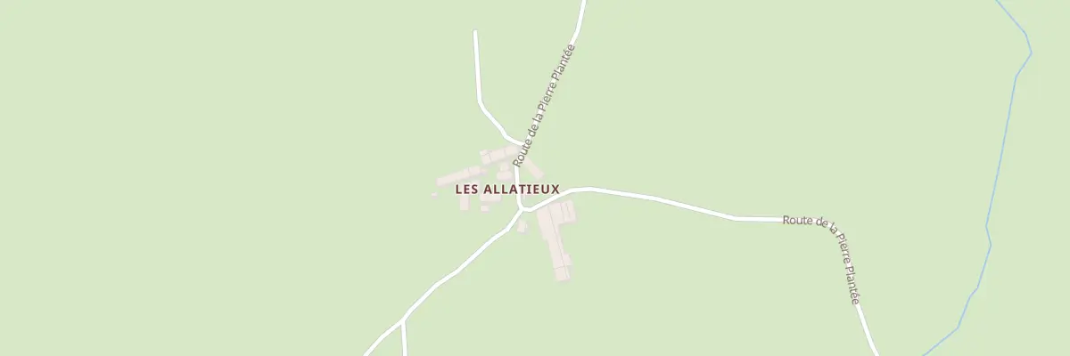 Plan du 5095 Les Allatieux à La Fage-Montivernoux