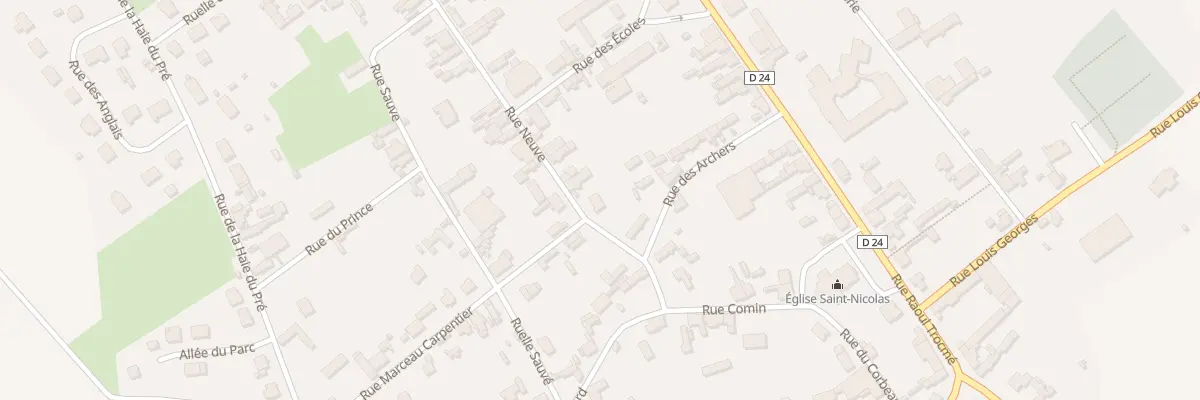 Plan du 6 Rue Neuve à Épehy