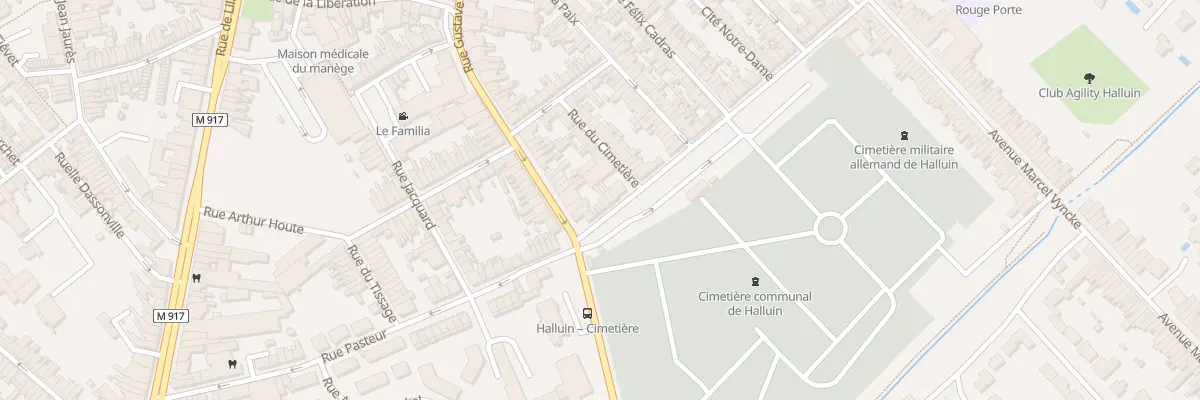 Plan du 1A Rue des Frères Martel à Halluin