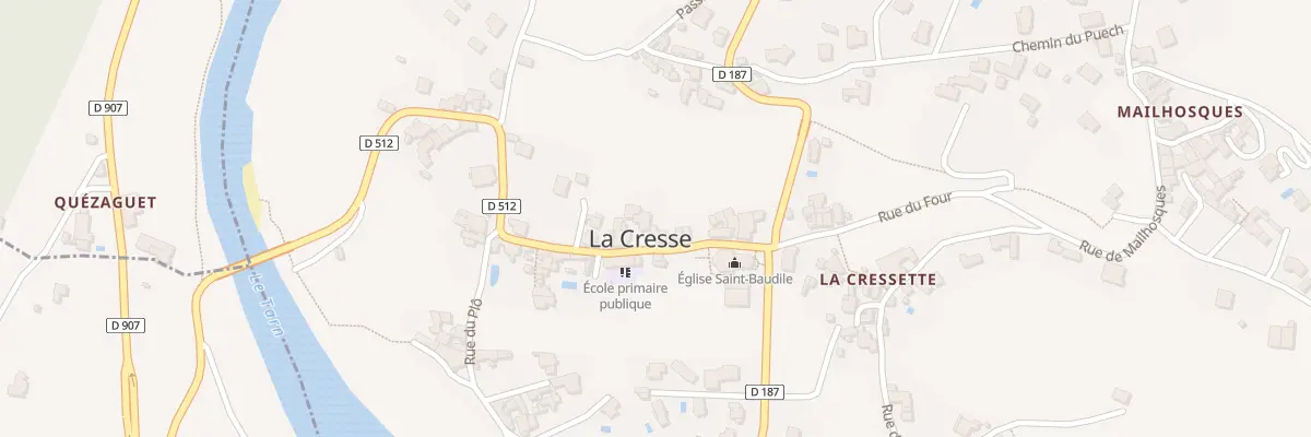 Plan du 5038 La Cresse à La Cresse