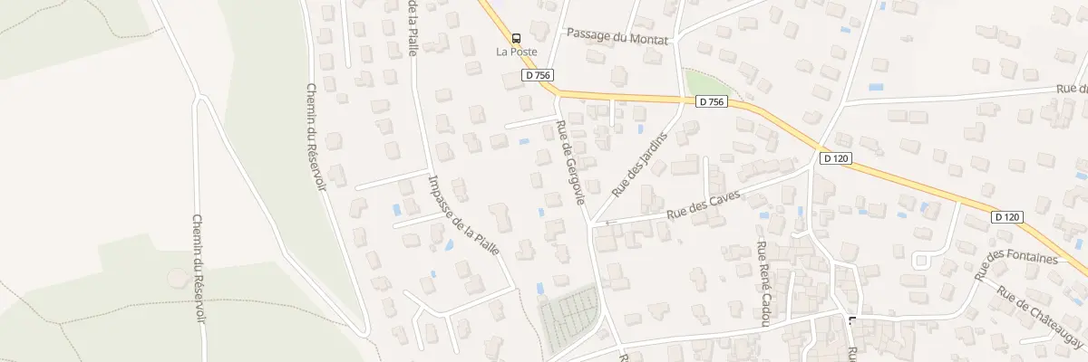 Plan du 7 Rue de gergovie à La Roche-Blanche