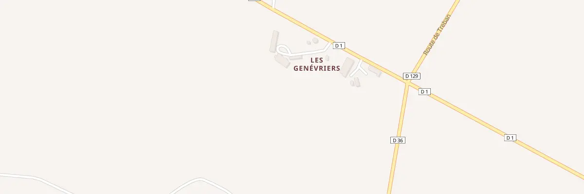 Plan du 5140 Les Genevriers au Theil