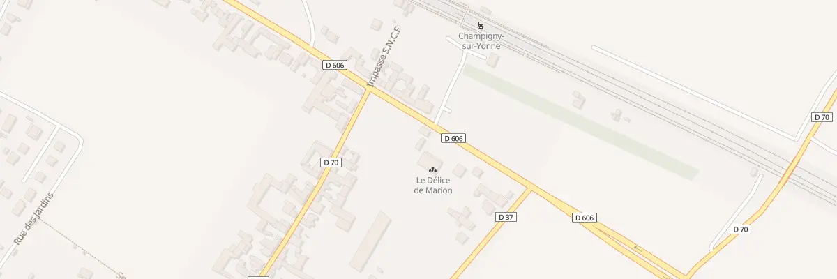 Plan du 128 Rte Nationale à Champigny