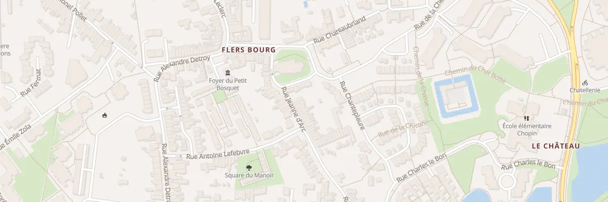 Plan du 13 Rue Jeanne d’Arc à Villeneuve-d’Ascq