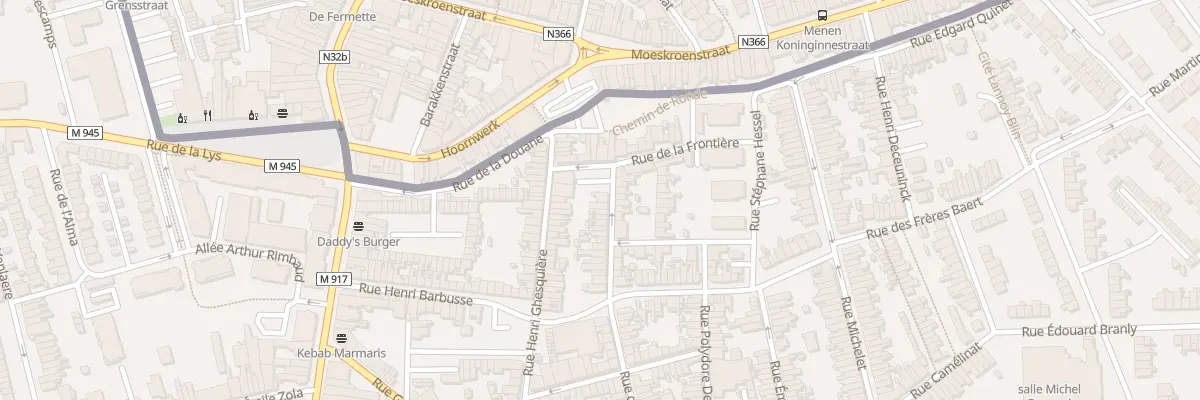 Plan du 65 Rue de la Pannerie à Halluin