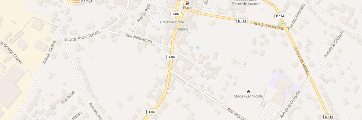 Plan du 2 Rue de la Cour des Nobles à Jouarre