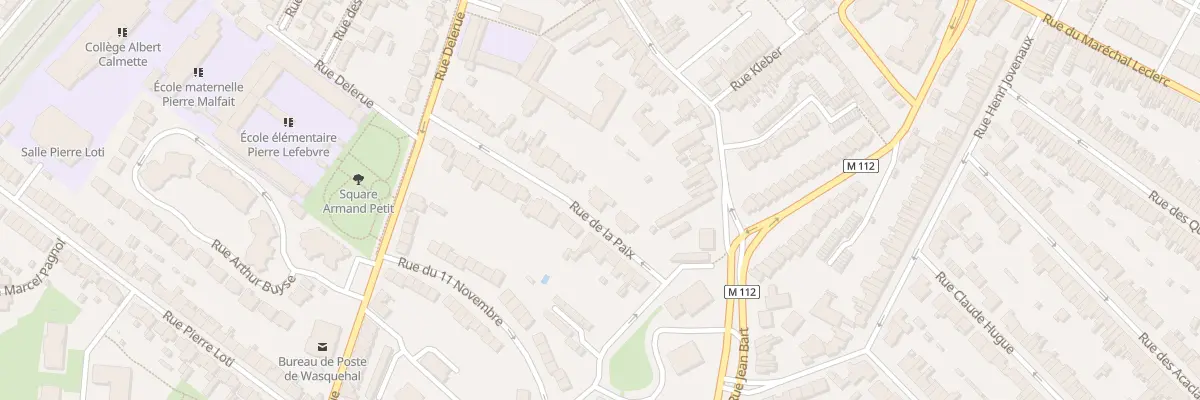 Plan du 21 Rue de la Paix à Wasquehal