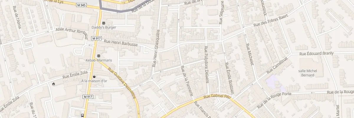 Plan du 23 Rue de la Pannerie à Halluin