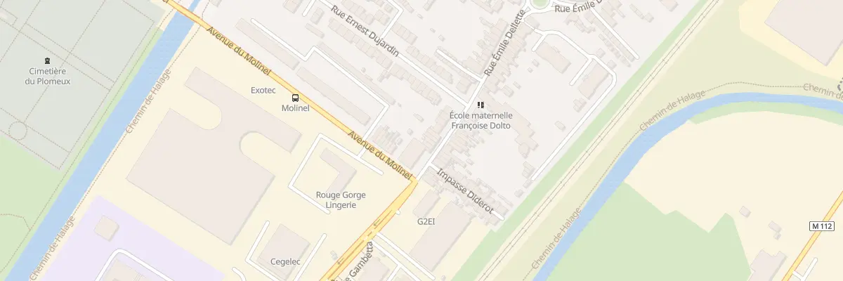 Plan du 9 Rue Émile Dellette à Wasquehal