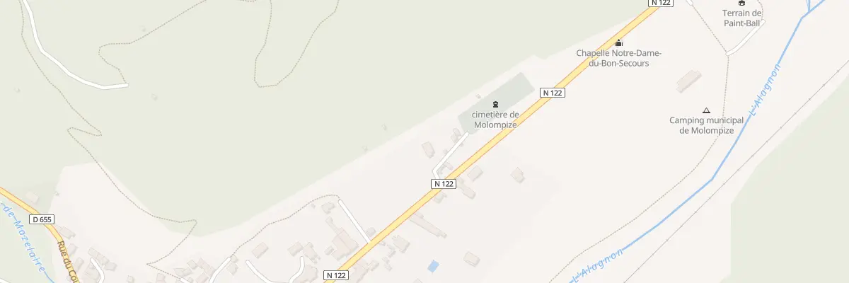Plan du 5217 Le Bourg à Molompize