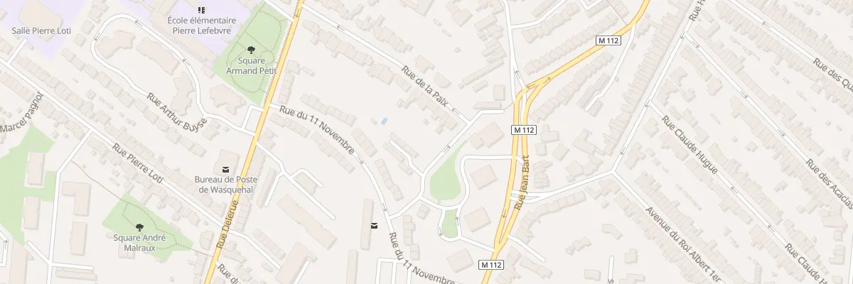 Plan du 34 Rue de la Paix à Wasquehal