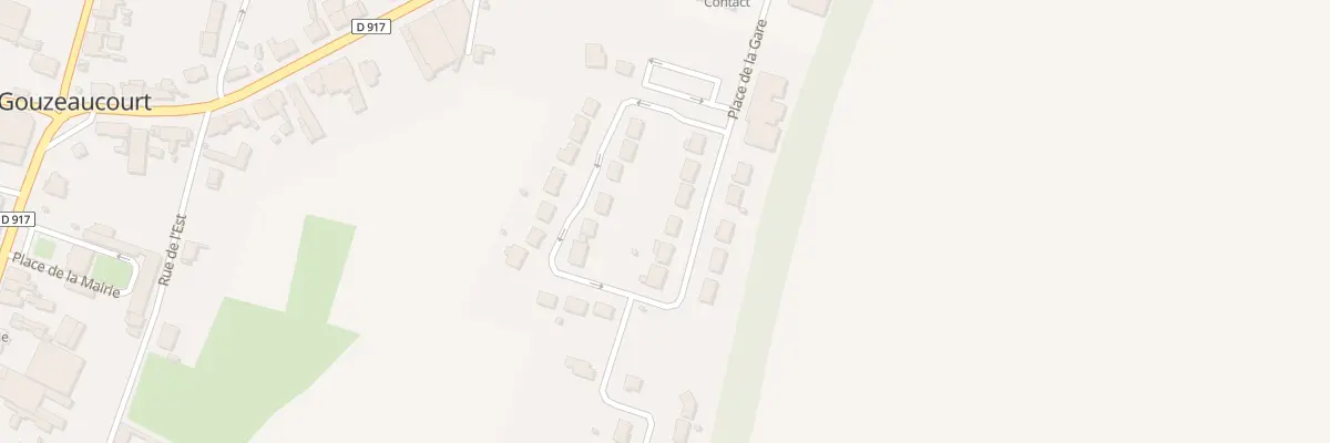 Plan du 421 Rue Jean Jacques Dromas à Gouzeaucourt