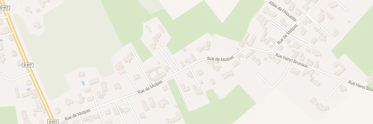 Plan du 359 Rue de Molpas à Mérignies