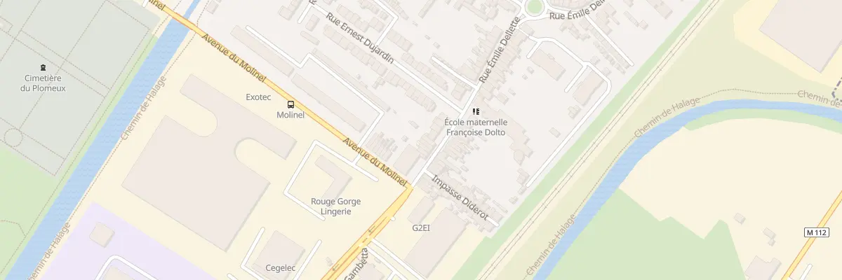 Plan du 13 Rue Émile Dellette à Wasquehal