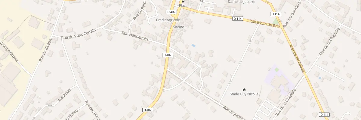 Plan du 2B Rue de la Cour des Nobles à Jouarre