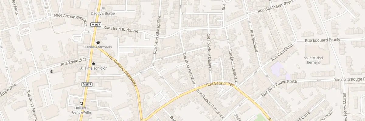 Plan du 17 Rue de la Pannerie à Halluin
