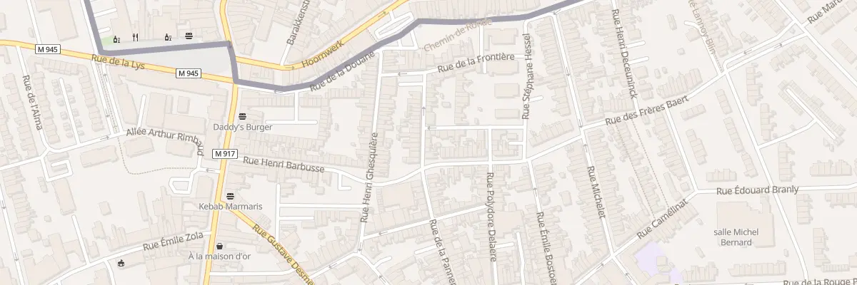 Plan du 48 Rue de la Pannerie à Halluin