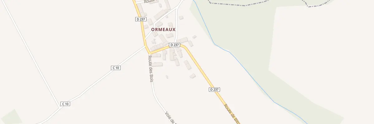 Plan du 3 Rte de Bitry à Perroy