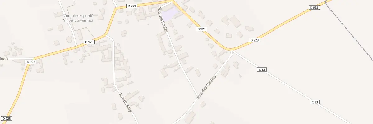 Plan du 5B Rue des Ecoles à Caillouël-Crépigny