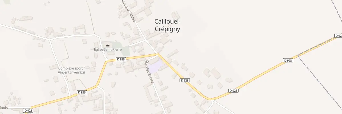 Plan du 1 Rue de Chauny à Caillouël-Crépigny