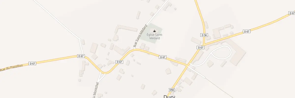 Plan du 4 Rue du Passillon à Dury